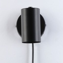 Ben" adjustable interior wall light with cable and plug - E27