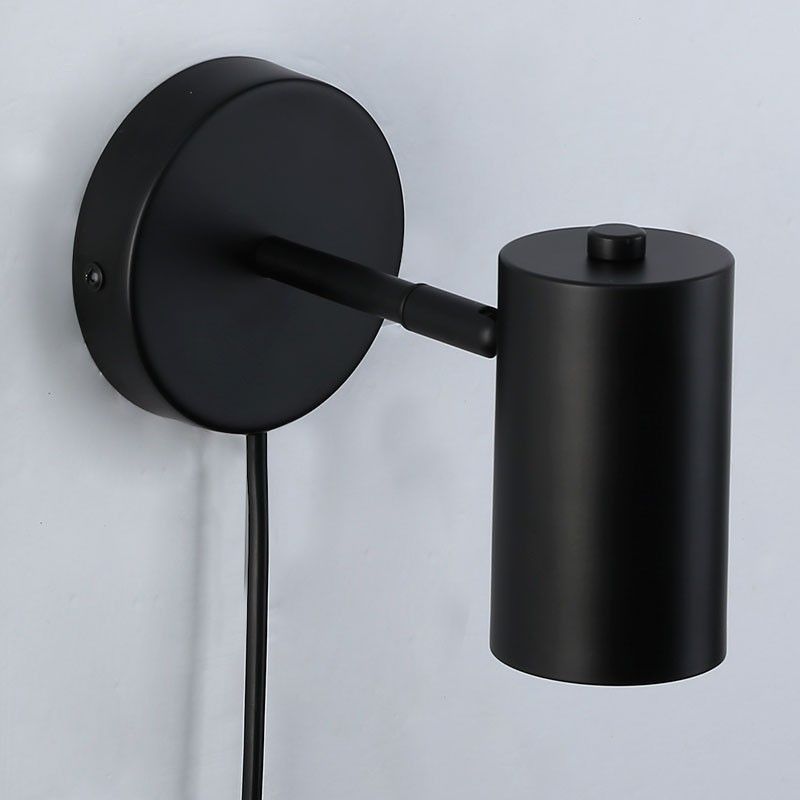 Ben" adjustable interior wall light with cable and plug - E27