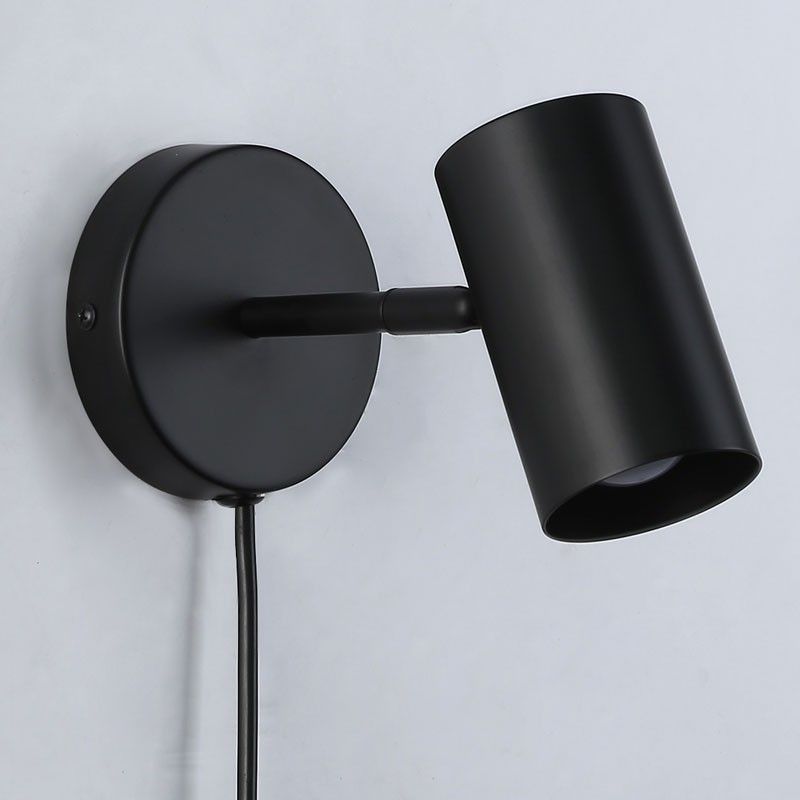 Ben" adjustable interior wall light with cable and plug - E27