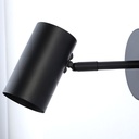 Ben" adjustable interior wall light with cable and plug - E27