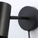 Ben" adjustable interior wall light with cable and plug - E27
