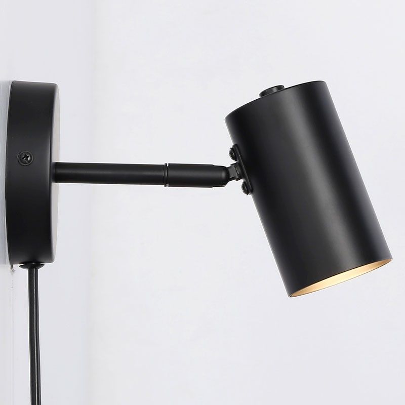 Ben" adjustable interior wall light with cable and plug - E27