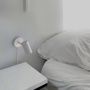 Ben" adjustable interior wall light with cable and plug - E27