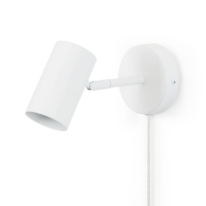 Ben" adjustable interior wall light with cable and plug - E27
