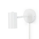 Ben" adjustable interior wall light with cable and plug - E27