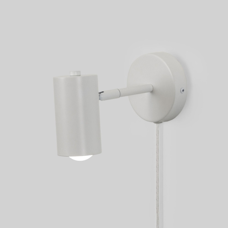 Ben" adjustable interior wall light with cable and plug - E27