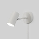 Ben" adjustable interior wall light with cable and plug - E27
