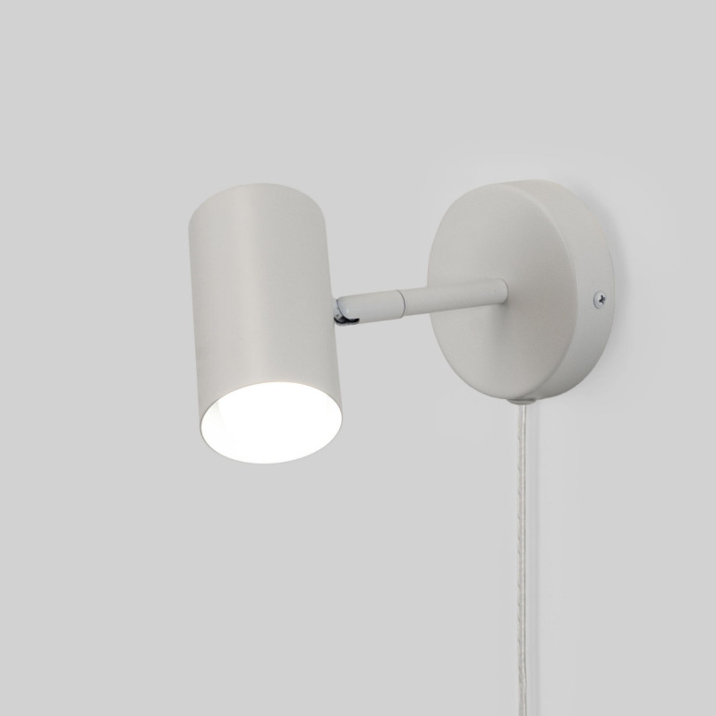 Ben" adjustable interior wall light with cable and plug - E27