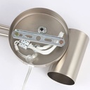Extendable wall light with socket "Lisa" - E27 G45