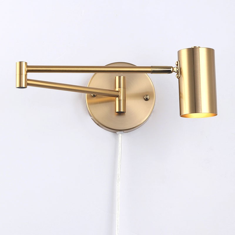Extendable wall light with socket "Lisa" - E27 G45