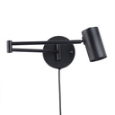 Extendable wall light with socket "Lisa" - E27 G45
