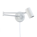 Extendable wall light with socket "Lisa" - E27 G45