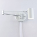 Extendable wall light with socket "Lisa" - E27 G45