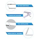Recessed LED Panel 1200X600mm Slim 72W PHILIPS DRIVER UGR19 with mounting KIT