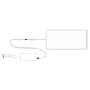 Slim recessed LED panel 120X30 cm - Driver Philips - 44W - UGR19 - With mounting KIT