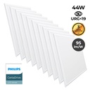 Pack of 10 LED panels slim 60X60 cm - Driver Philips - 44W - UGR19