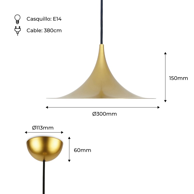 Nordic pendant light "Harry" - E14