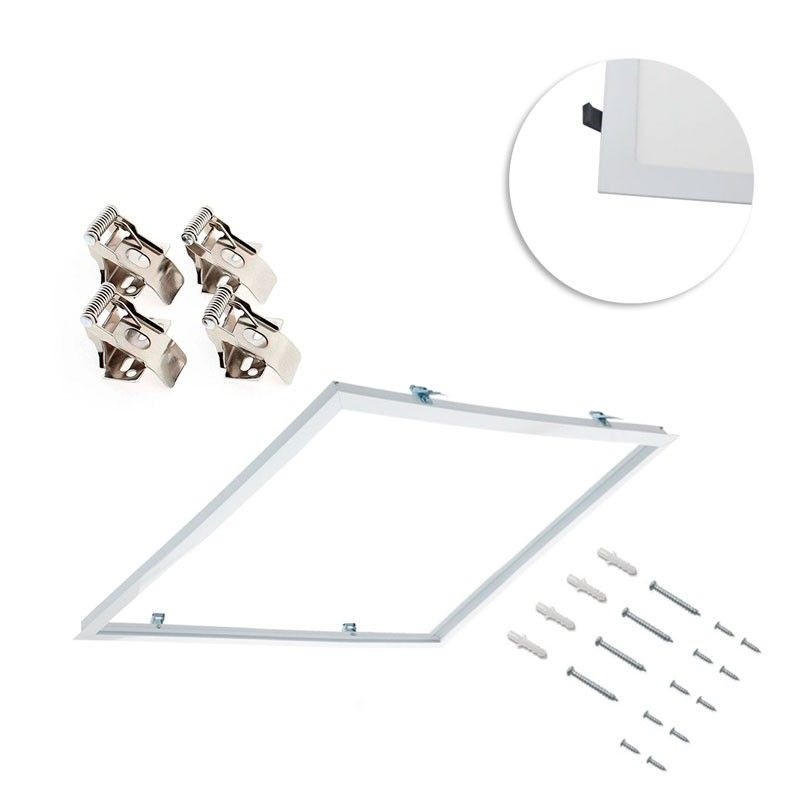 Recessed LED Panel 60X60 cm - OSRAM Driver - 40W - UGR18 - CRI90 - With mounting KIT