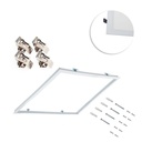 Recessed LED Panel 60X60 cm - OSRAM Driver - 40W - UGR18 - CRI90 - With mounting KIT