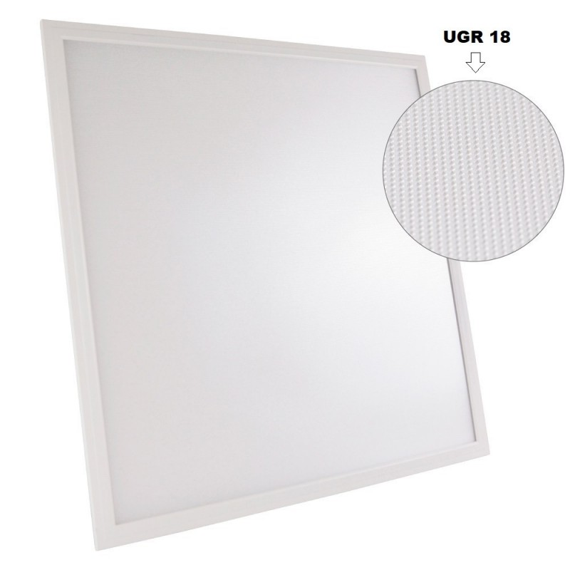 Recessed LED Panel 60X60 cm - OSRAM Driver - 40W - UGR18 - CRI90 - With mounting KIT
