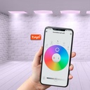 WIFI SMART RGB / RGBW + CCT recessed LED panel - 60x60 cm - 40W - With mounting kit