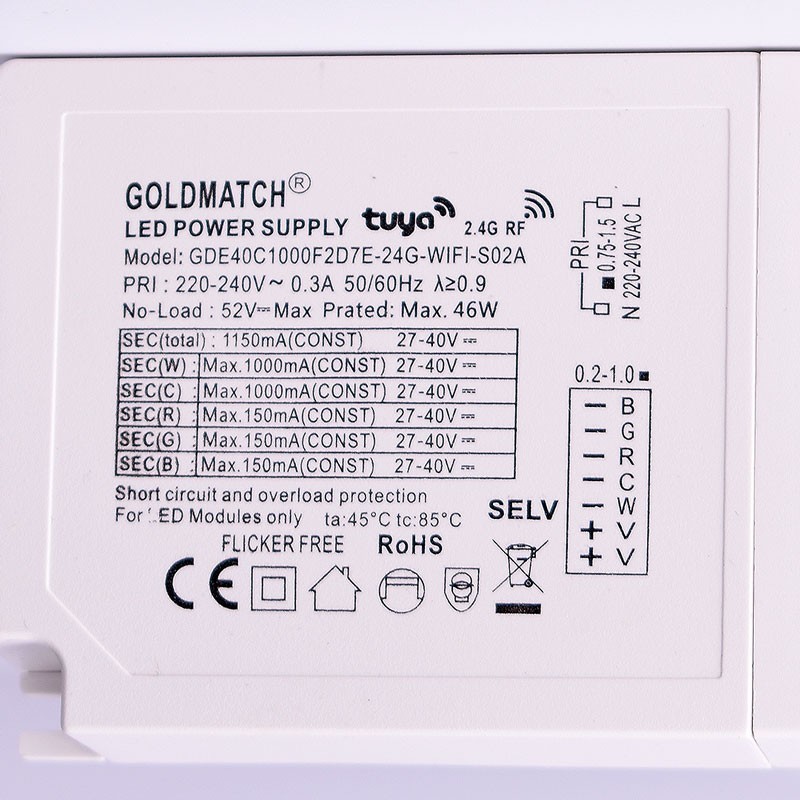 WIFI SMART RGB / RGBW + CCT recessed LED panel - 60x60 cm - 40W - With mounting kit