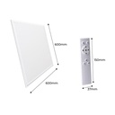 WIFI SMART RGB / RGBW + CCT recessed LED panel - 60x60 cm - 40W - With mounting kit