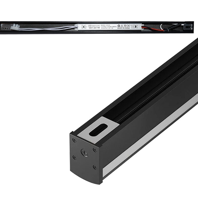 Integrated linear LED wall light - 33W - 150 cm - IP20