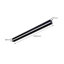 Linear wall light with integrated LED - 22W - 100cm - IP20