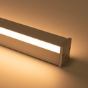 Linear wall light with integrated LED - 22W - 100cm - IP20