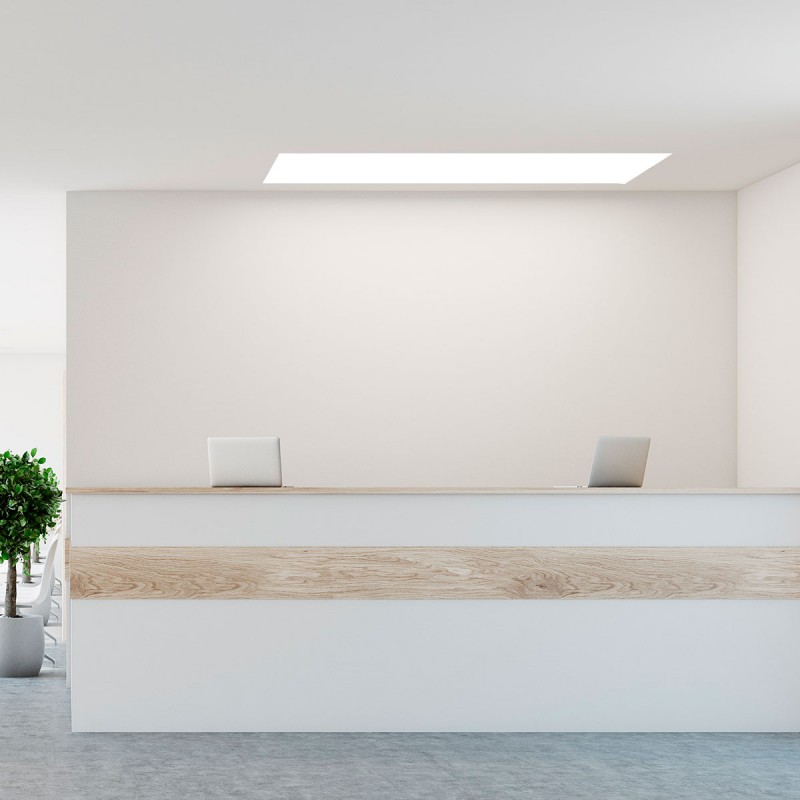 LED panel slim 120X30 cm - Driver Philips - 44W - UGR19
