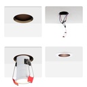 Recessed LED Spotlight - Cree Chip - Low UGR - 2700K - 3W