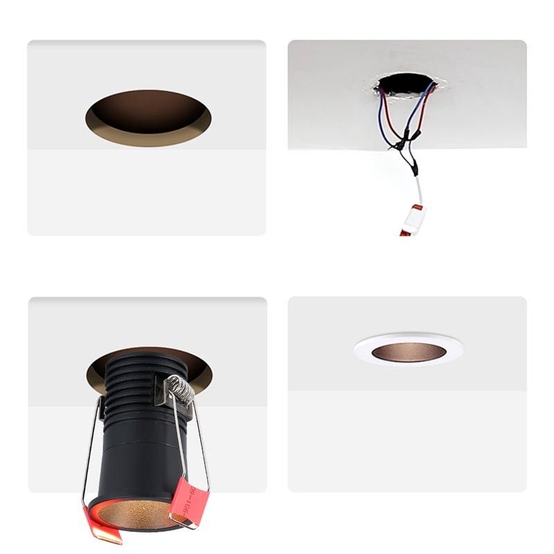 Recessed LED Spotlight - Cree Chip - Low UGR - 2700K - 3W