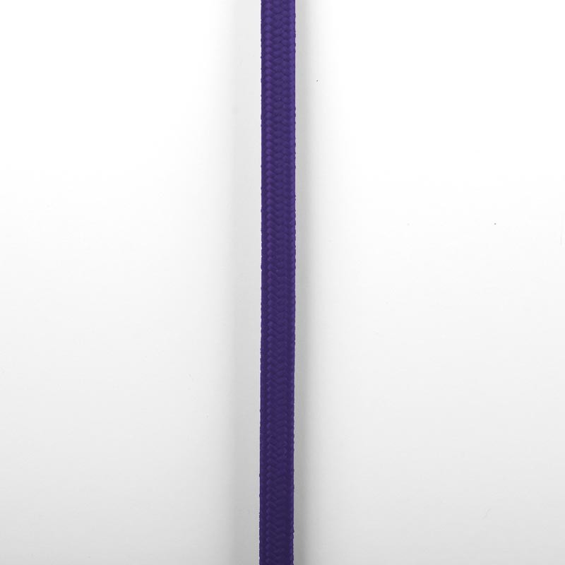 Round cotton coated power cable Violet