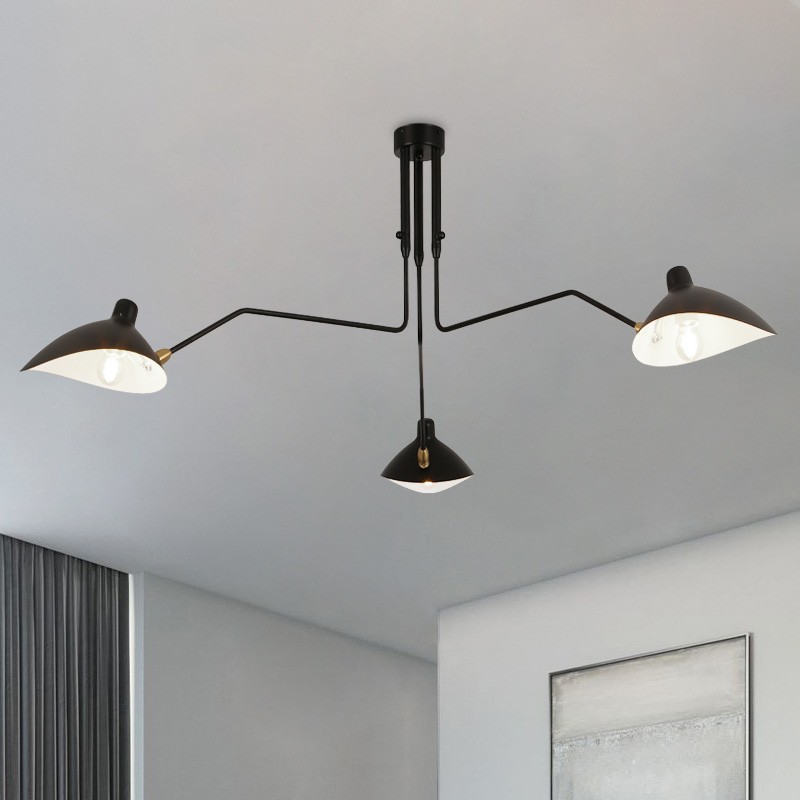 Design ceiling lamp "Muller" - 3xE27
