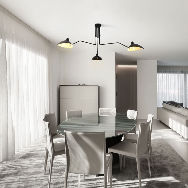 Design ceiling lamp "Muller" - 3xE27