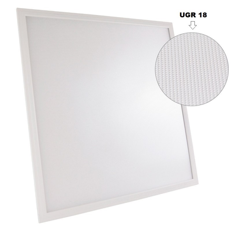 LED slim panel 60x60cm - OSRAM Driver - 40W - UGR18 - CRI 90