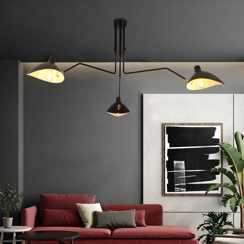 Design ceiling lamp "Muller" - 3xE27