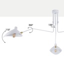 Design ceiling lamp "Muller" - 3xE27