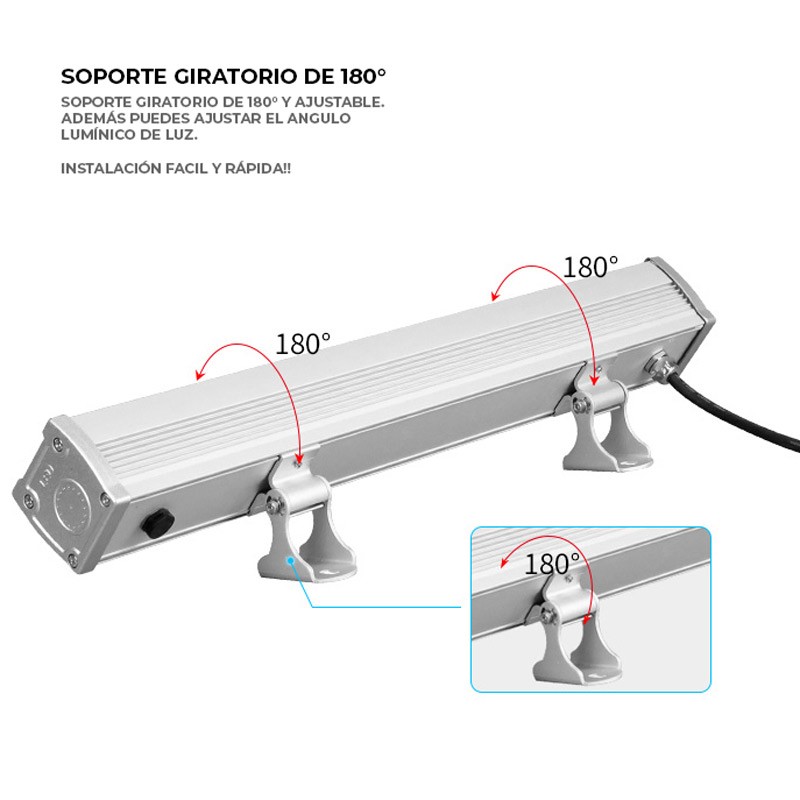 LED Wall Washer RGB+CCT 24W RF/WiFi control | Mi Light