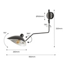"Millan" design wall lamp - E27