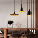 Kit of 3 Nordic pendant lamps "SOLVANG - HELGA - KOLDING".
