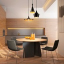 Kit of 3 Nordic pendant lamps "SOLVANG - HELGA - KOLDING".