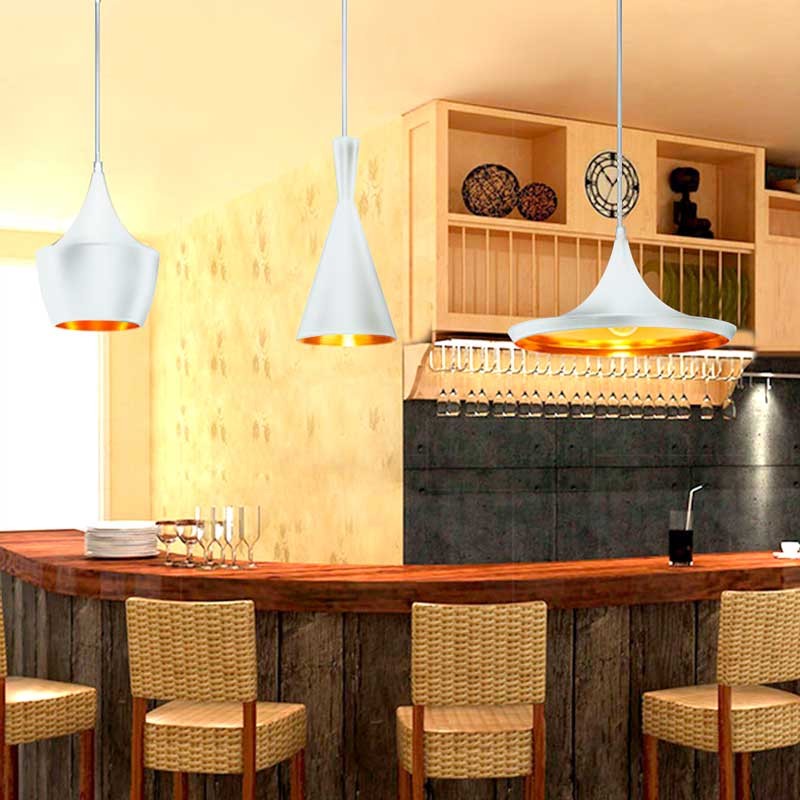 Kit of 3 Nordic pendant lamps "SOLVANG - HELGA - KOLDING".