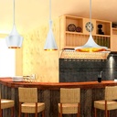 Kit of 3 Nordic pendant lamps "SOLVANG - HELGA - KOLDING".