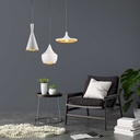 Kit of 3 Nordic pendant lamps "SOLVANG - HELGA - KOLDING".