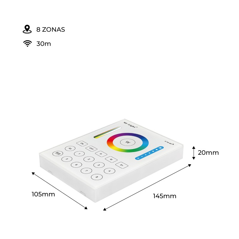 Remote Control 8 Zones RGB+CCT | Mi Light