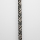 Onyx Tweed Cotton Coated Round Electrical Cable Black color