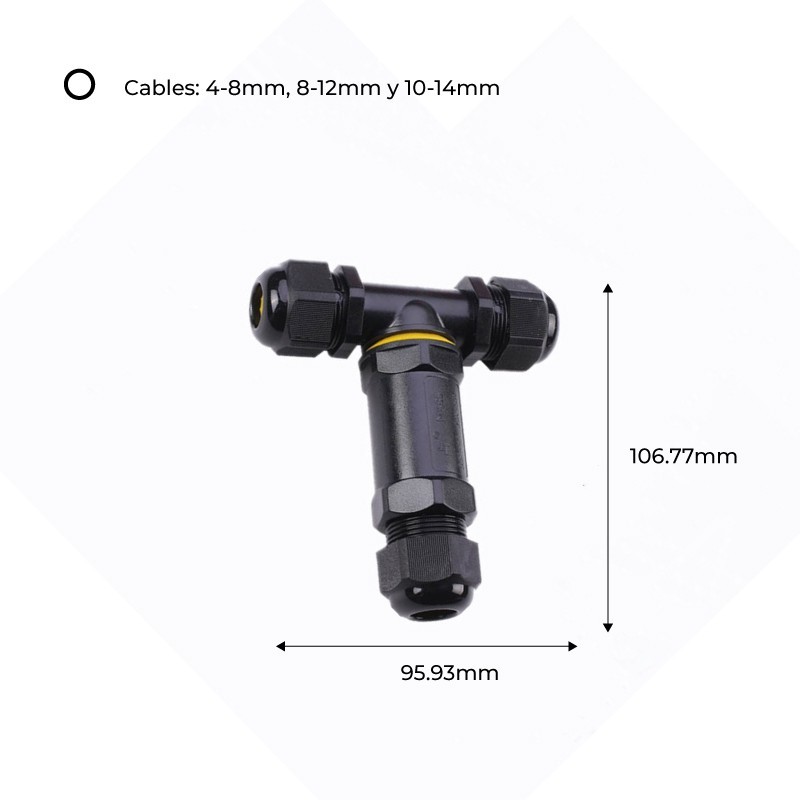 IP68 Waterproof Multiple Splice Connector 0.5 - 4.0mm² 0.5 - 4.0mm² Waterproof Multiple Connector