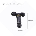 IP68 Waterproof Multiple Splice Connector 0.5 - 4.0mm² 0.5 - 4.0mm² Waterproof Multiple Connector